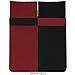 Sweet Home Collection 3 Piece Reversible Polyester Microfiber Goose Down Alternative Comforter Set with Pillow Shams, King, Burgundy/Black