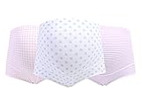Aivtalk 3 Pack Pregnant Women Underwear Soft Cotton Maternity Panties Plaid Strip Briefs XXL