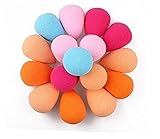Dhnewsun 2pcs Beauty Flawless Makeup Blender Comestic Sponge Puff Color random