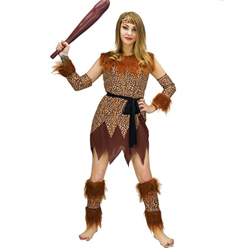 Adult Women's Wild Caveman Costumes