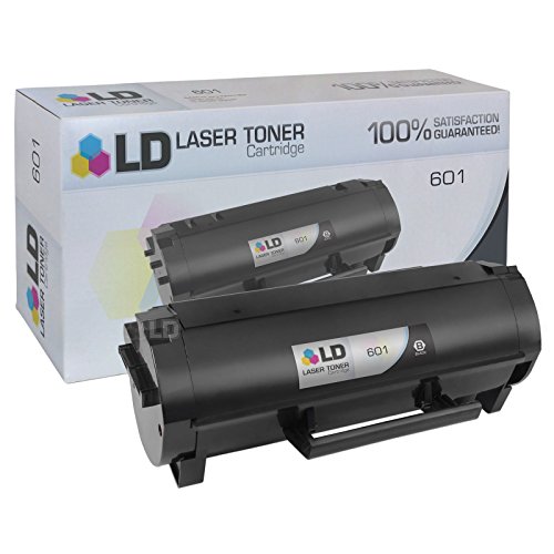 LD © Compatible Replacement for Lexmark 60F1000 (601) Black Toner Cartridge for Lexmark MX310dn, MX410de, MX510de, MX511de, MX511dhe, MX511dte, MX610de, MX611de, MX611dhe, & MX611dte