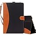 FYY [Leather Case] with [Apple Pencil Holder] for Apple iPad 9.7 2018/2017/iPad Air 2/iPad Air, Flip Folio Stand Case Protective Cover with [Auto Sleep Wake], Multiple Stand Angles, Card Slots Black