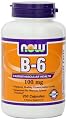 NOW Foods Vitamin B-6, 250 Capsules / 100mg (Pack of 3 (250 caps ea))