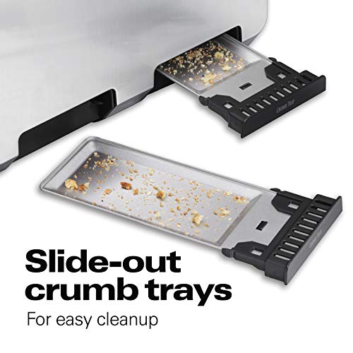 Hamilton Beach 4 Slice Toaster with ExtraWide Slots, Bagel Setting, Toast Boost, SlideOut