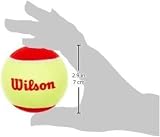 Wilson Kid's Starter Tennis Balls Pack of 12 Yellow Red Soft Bounce view 2