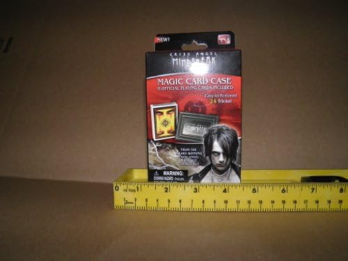 mindfreak magic card case, 24 tricks, chris angel