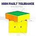 D-FantiX YJ Speed Cube 3x3 Stickerless Yongjun Cube 3x3x3 Puzzle Toy