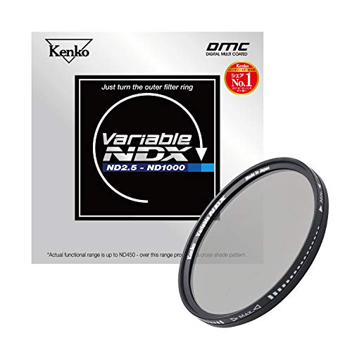 Kenko Filter for Camera Variable NDX 82mm Adjustable for Adjusting the Amount of Light