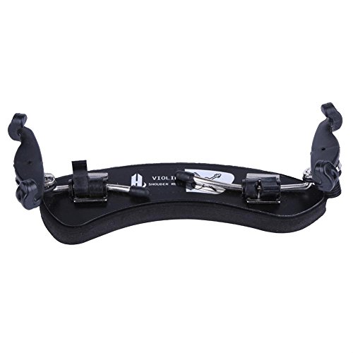 Adjustable Violin Shoulder Rest for 1/2-1/4-1/8 Violin Fiddle Viola Violin with Collapsible and Height Adjustable Feet
