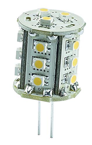 LFU 6 Pack of Anchorage | Brass Constructed Flood Lights | with 6 x 2.5W LED Bulbs | Low Voltage | 2700K Warm White | Antique Bronze Finished | LF2026AB