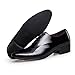 ZRO Men's Lace Up Formal Modern Oxford Dress Shoes Black US 9.5
