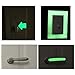 32.8 ft x 1 inch Glow in The Dark Tape - Luminescent Emergency Roll/Luminous Photoluminescent Safety Egress Markers Stairs, Walls, Steps, exit Sign.