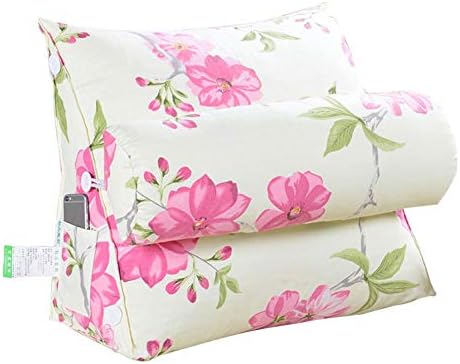 Wustrious Back Wedge headrest Triangle backrest, Sofa Bed backrest Lumbar Support, Support Cushion Reading Pillow Office, Home, Bedroom Adjustable semi-Cylindrical Pillow