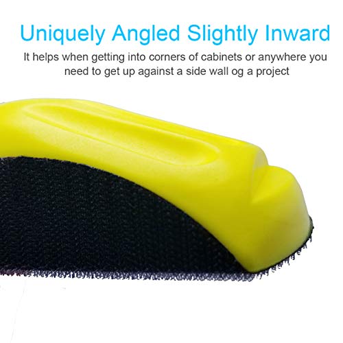 6 inch Mouse Sanding Pad Hook and Loop Sanding Block. Ideal For Woodworking, Furniture Restoration, Home and Automotive Body. Accepts Standard Orbital Sanding Discs Hook and Loop Back pad