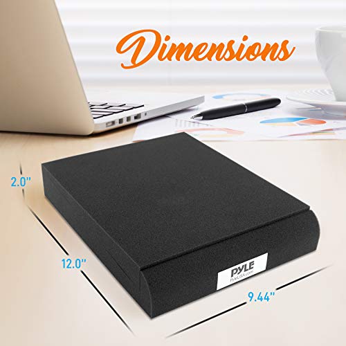 Pyle Sound Dampening Speaker Riser Foam Audio Acoustic Noise
