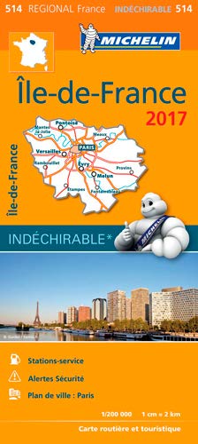 CARTE REGIONALE 514 ILE DE FRANCE 2017 (CARTES (6680)) (French Edition) by