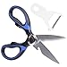 Kitchen Shears Pro-Multifunction Scissors Sets And Peeling Knife-Award Winning Heavy Duty Multi-Purpose Utility for Chicken, Poultry, Meat, Fish,Vegetables, Herbs, and BBQ's - As Sharp As Any Knife