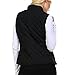 Fashionazzle Women's Lightweight Suede Contrast Quilted Zip Up Vest Jacket