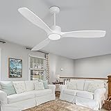 Wozzio 52 inch Indoor Outdoor Ceiling Fan with