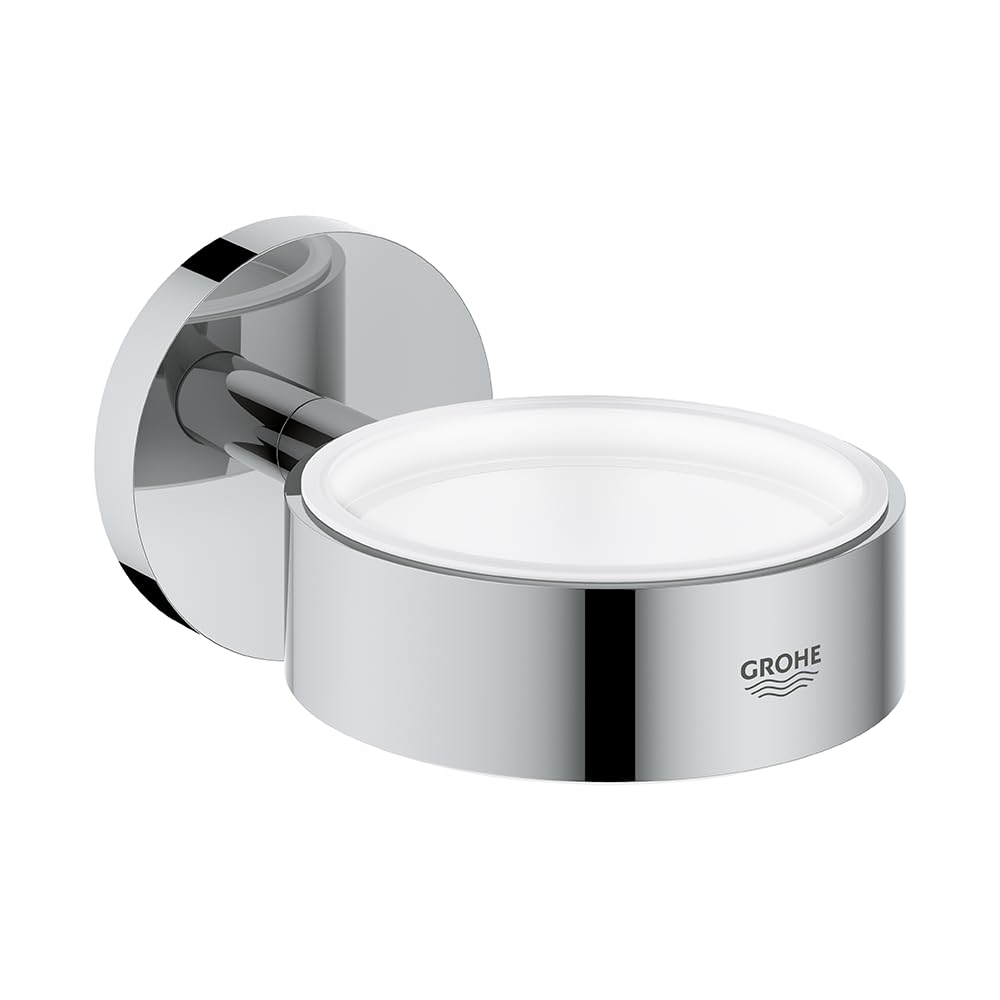 GROHE Essentials New Glass/Soap Dish Holder Chrome 40369001