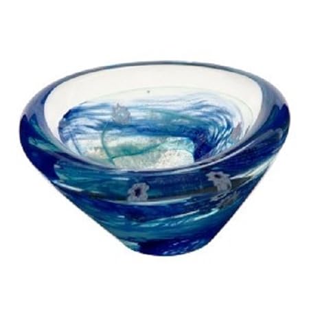 Caithness Glass U11049 - Vajilla de microondas, Color Azul: Amazon.es