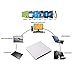 External DVD Drive,Ultra Portable Optical USB 3.0 CD DVD-RW Drive, External CD/DVD-RW Burner Drive Writer for Laptop and Desktop PC Win XP 7 8 10 Linux OS Apple Mac MacBook Pro (White)