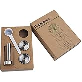CAPSULONE refillable coffee capsule reusable filter capsule pod fit for illy X1 X7 X9 Y1 Y3 Y5 Y9 machine 2capsule+1tamper