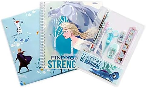Amazon Co Jp ディズニー Disney Usディズニー公式 ディズニープリンセス アナ エルサ 文房具セット ステーショナリーセット 並行輸入品 ペン ノート アナと雪の女王 おもちゃ