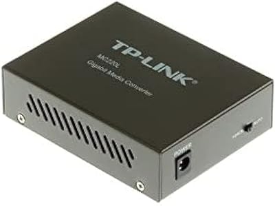 TP-Link 1000M RJ45 to SFP Media Converter Gigabit Ethernet Switch w/ Adapter