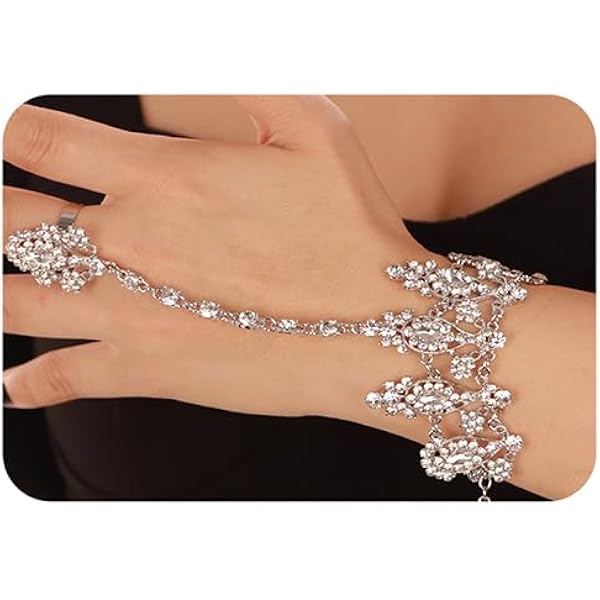 GORTIN Rhinestone Wedding Gloves - Gold Sparkle Fingerless Gloves For Bride, Evening & Special Occasions