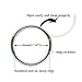 NewkeepsR 1PC-0.8mm(20g) Nose Hoop Seamless Ring, Steel Snap Hinged Clicker Segment Earring Cartilage Helix Piercing-8mm