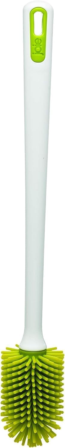 Joie Silicone Bottle Brush – Non-Scratch Cleaning Brush for Water Bottles, Baby Bottles, Flasks & Glasses, White