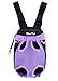 Whizzotech Pet Carrier Backpack, Adjustable Pet Front Cat Dog Carrier Backpack Travel Bag, Legs Out, Easy-Fit for Traveling Hiking Camping PB03 (S, Purple)