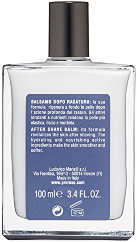 Proraso Single Blade After Shave Balm, Azur Lime, 3.4 fl. oz