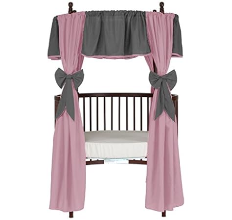 curtain around crib