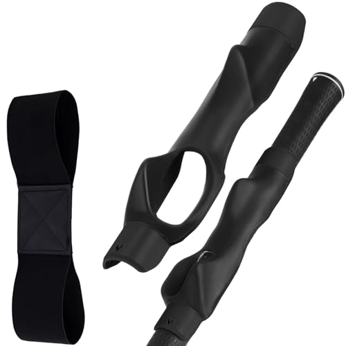 ILRFHSDBN Grip Trainer Golf con Banda de Swing de Golf para Brazo, Accesorios de Golf para Practicar Postura Correcta y Mejorar el Swing, Golf Grip Training Aid Adecuados para Principiantes