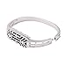 GBSELL Fashion Stainless Steel Accessory Bangle Watch Band Wrist Strap For Fitbit Flex 2 with Box(Silver)