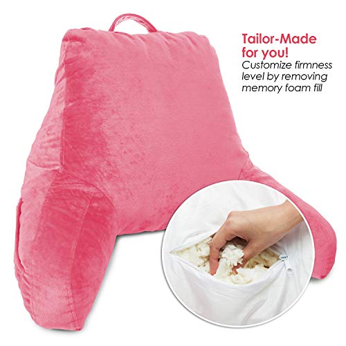 Clara Clark Reading Pillow for Kids, Back Pillow for Sitting in Bed