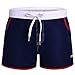 LETSQK Men's Sexy Swimwear Shorts Surf Swimsuit Swim Trunks Blue M