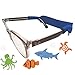 Baby Glasses and Sunglasses Strap 2pk | Active Kids with Deep Sea Stickers (Blue + Red)