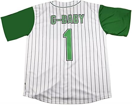 JerseyFame Men's Basetball Jersey "G-Baby" S-XXL White (2XL)