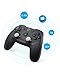 EasySMX 2.4G Wireless Controller for PS3, PC Gamepads with Dual Shock Button Range up to 10m Support PC (Windows XP/7/8/8.1/10), PS3, Android, Vista, TV Box Portable Gaming Joystick Handle（Blackthumb 3