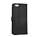 Abacus24-7 iPhone 6 Plus / 6S Plus Case, Wallet with RFID Blocking Flip Cover, Black