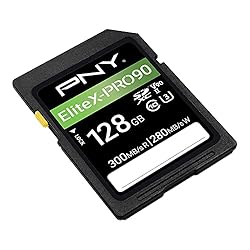 PNY 128GB EliteX-PRO90 Class 10 U3 V90 UHS-II SDXC