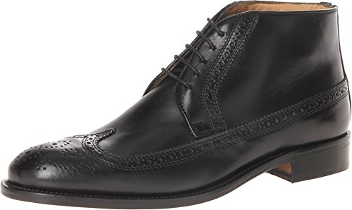 Massimo Matteo Men s 5-Eye Chukka Wing Black Boot 8.5 M