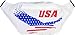 Sojourner USA American Eagle Fanny Pack - Flag Packs, 4th of July, Stars and Stripes, Red White, and Blue Waist Bag Belt Bags Bumbag