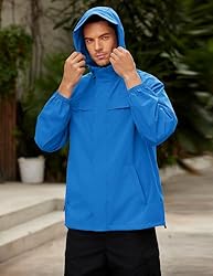 COOFANDY Men's Rain Jacket Waterproof Lightweight