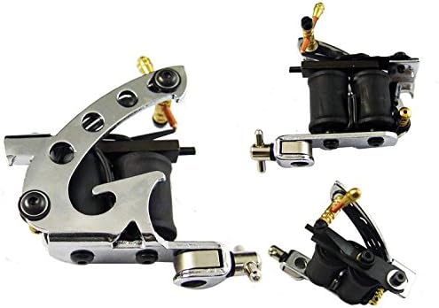 Afterlife Custom Irons Tattoo Gun Machine Liner Shader 8-Wrap Coils - Silver
