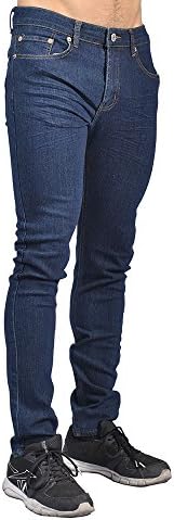 Islandia Men's Fashion Slim Fit Straight Denim Jeans