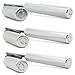 xFitness Metal Hand Gripper The Best Grip, Forearm & Finger Exerciser | Singer Gripper in 5 Colors, Resistance Level from 50 lbs. to 350 lbs. with Redefined Ergonomic Knurling (Silver, 100 LBS)